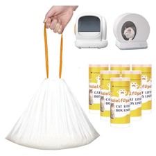 120 Count 18" x 12.6" Cat Litter Box Liners, Replaced Trash Bags Fit for Cat ...