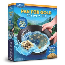 Gold Panning Kit for Kids - Learn to Pan for Gold, Includes Pay Dirt with Rea...