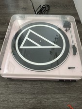 Audio-Technica AT-LP60 Pink Belt-Drive Turntable 33/45 RPM w/ Dust Cover