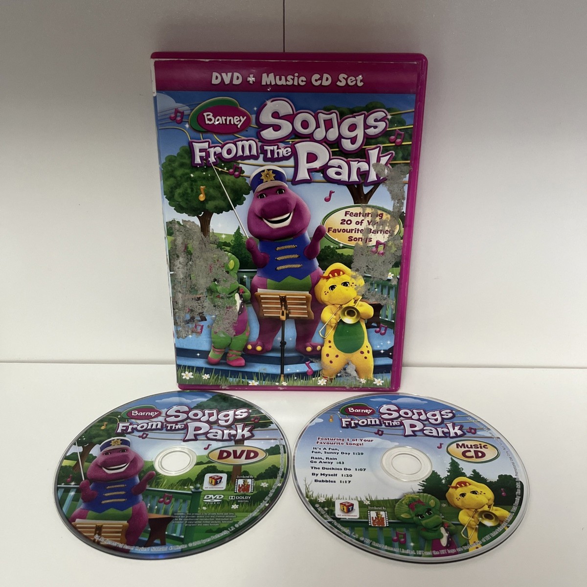 Barney Songs From The Park DVD+CD Good Condition DVD Hit