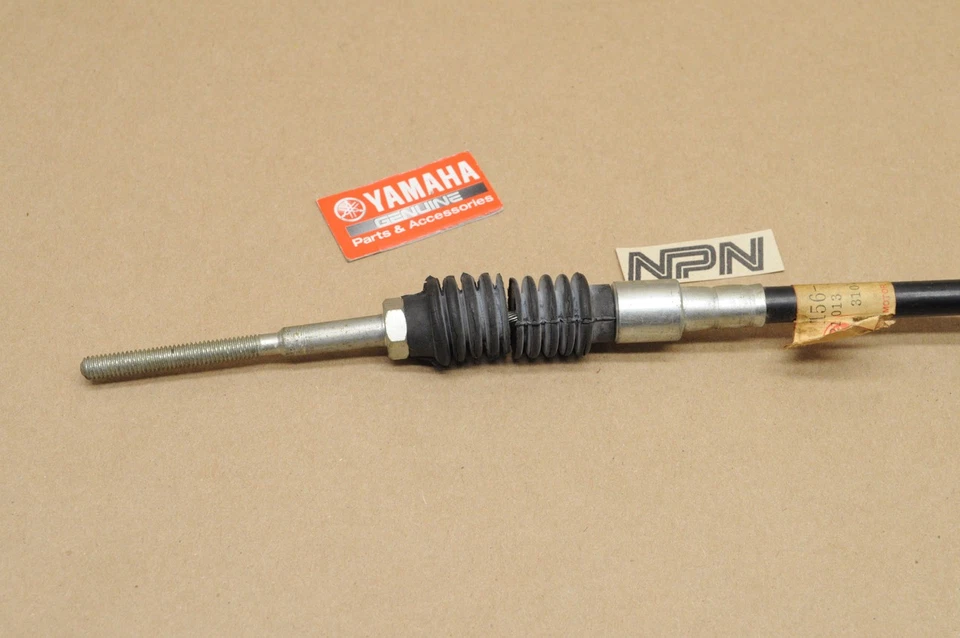 Cable de freno trasero NOS Yamaha 1965-1966 YDS3 YM1 156-26351-00 Foto 3 de 4