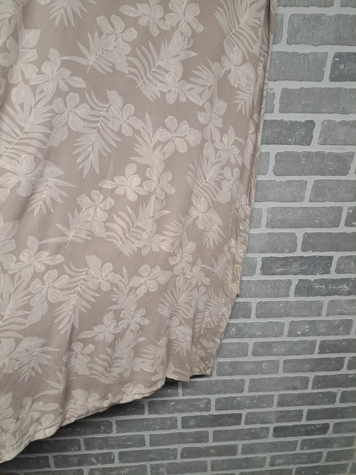 Vestido La Cera M feminino sem mangas floral estampado tonal linha A tamanho G/XL - Imagem 3 de 4