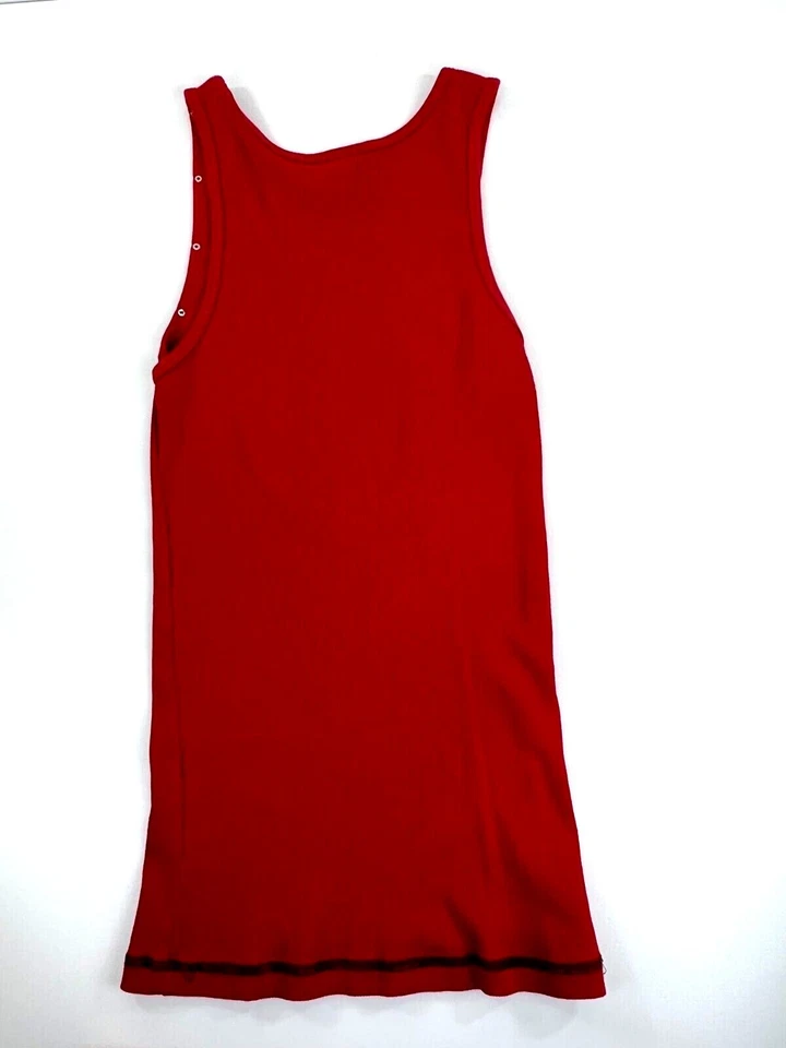 Camiseta sin mangas roja Chicago Blackhawks Majestic Threads estrás talla XL Foto 4 de 4