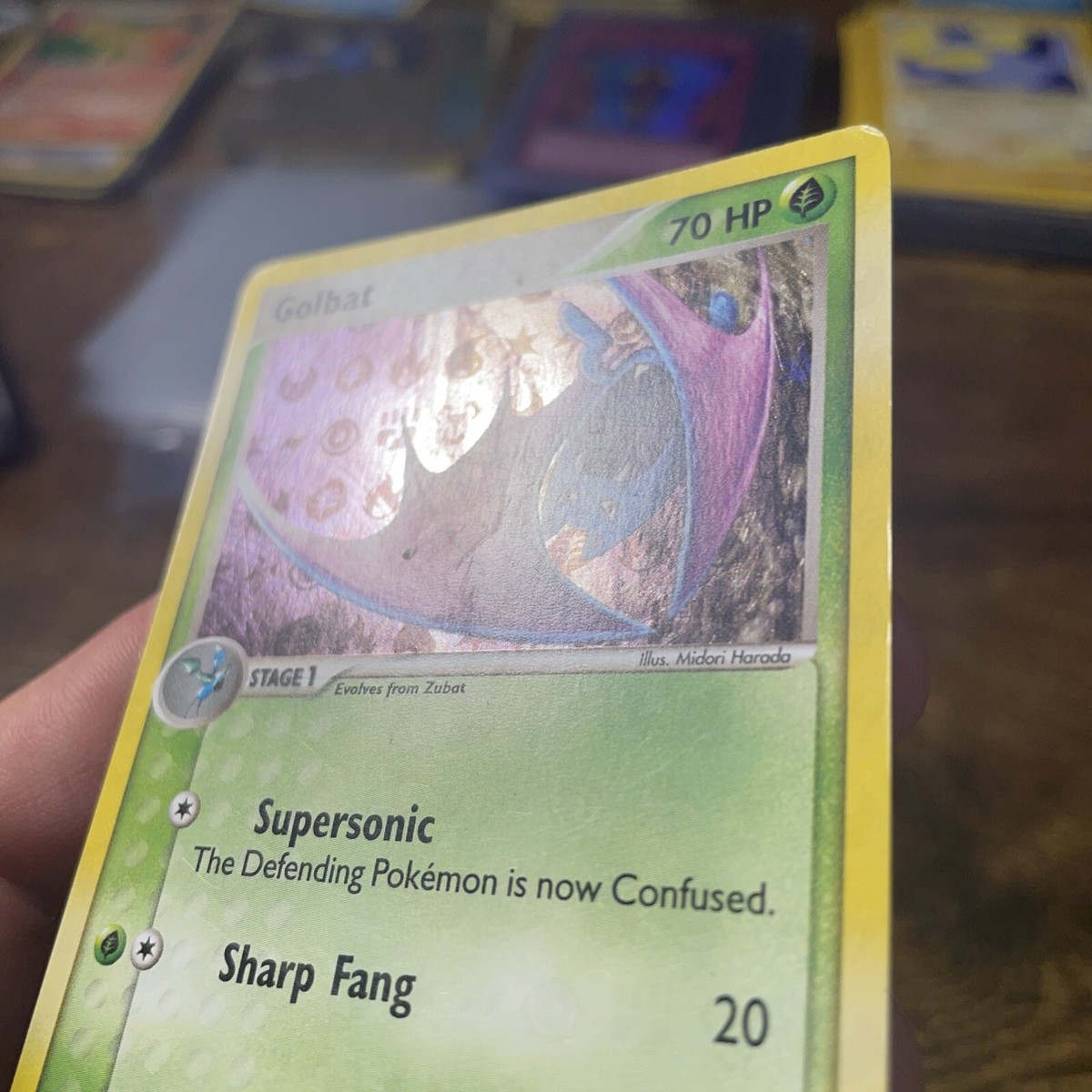 Golbat 36/101 Reverse Holo Vintage Pokémon Card- EX Hidden Golbat 36/101 Reverse Holo Vintage Pokémon Card- EX Hidden