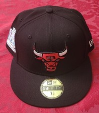 New NEW ERA HAT 7 3/8 CHICAGO BULLS THE 6X NBA CHAMPIONS POP SWEAT 59FIFTY