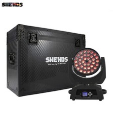 SHEHDS Flightcase of LED 36x18W Wash Zoom RGBWA UV Moving Head Lighting