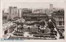 Postcard RPPC Sao Paulo Parque Anhangabahu Brazil 