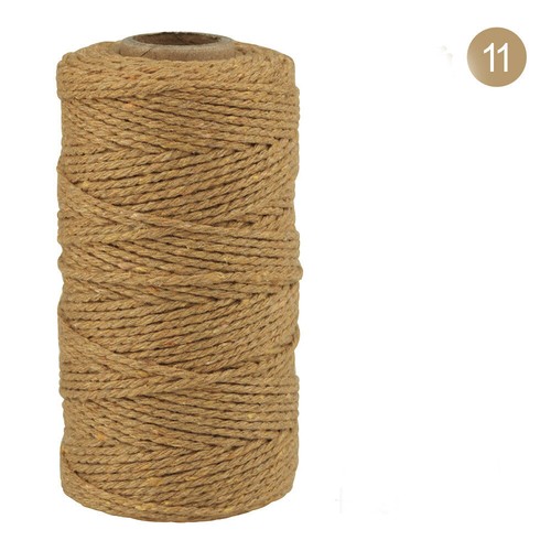 2mm Packaging Two-Strand Gift DIY Tapestry Rope Color Woven Cotton String - Picture 25 of 34