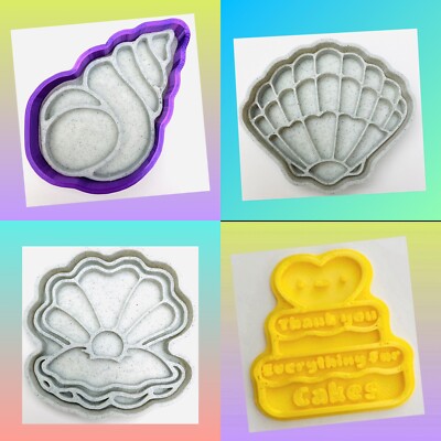 3er Set Muscheln Ausstecher
