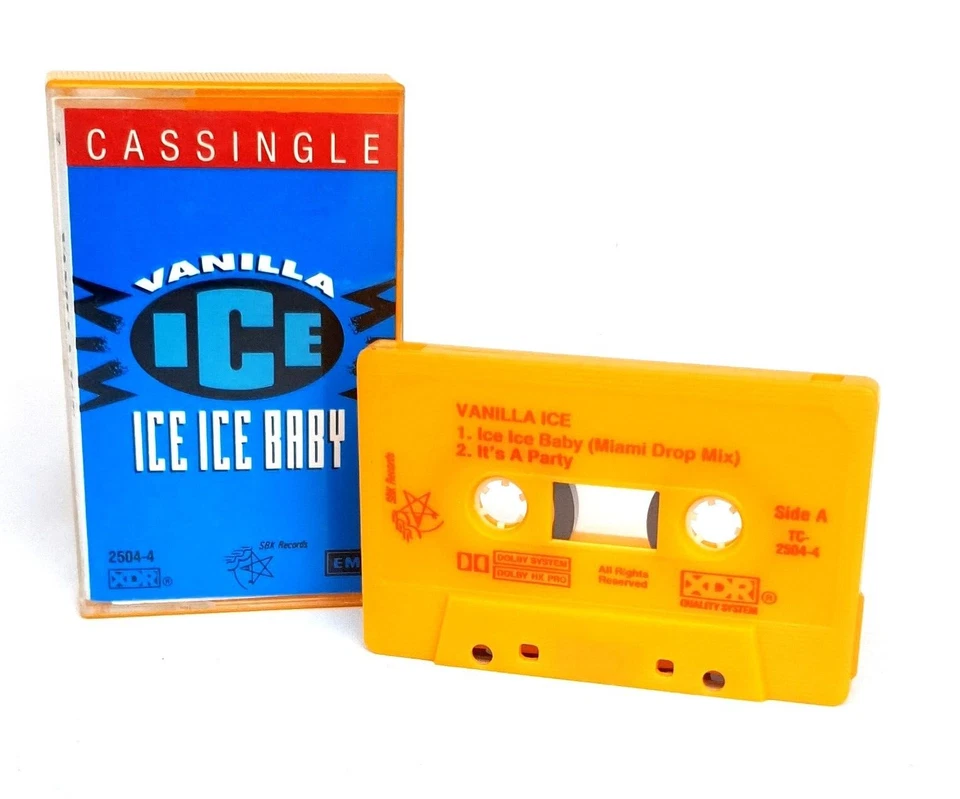 Vanilla Ice – Ice Ice Baby - Cassette Single 1990 SBK Records Australasia–2504-4 - Image 2 of 2