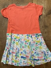 Tootsa MacGinty Girls Jersey Sealife Print Dress Aged 6-8 Years 