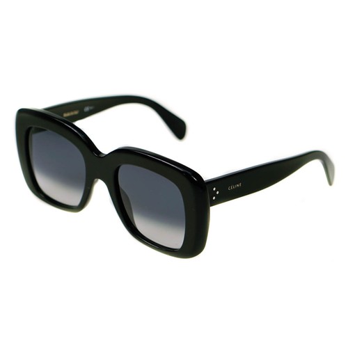 CELINE Stella Donna Nero Occhiali Da Sole CL41433/S807 Stile Retrò quadrato  oversize | eBay