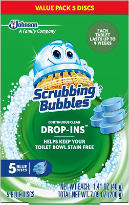 Toilet Bowl Tablets, Continuous Clean Toilet Drop In Discs, Each Tablet Provides