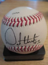 ORLANDO HUNSON signed Baseball BLUE JAYS Diamondbacks DODGERS Twins PADRES COA