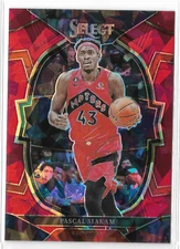 2022-23 Select Concourse Red Cracked Ice #48 Pascal Siakam Toronto Raptors
