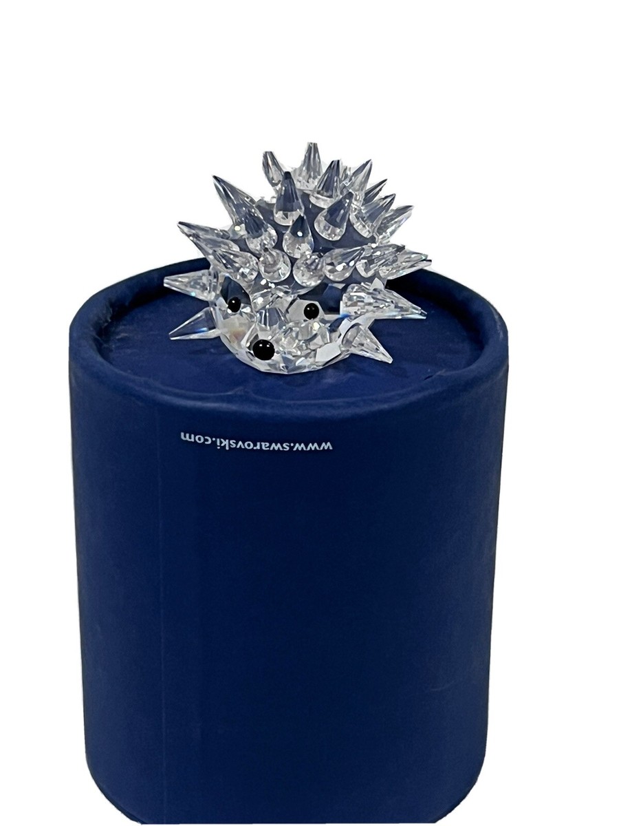 SWAROVSKI CRYSTAL HEDGEHOG SMALL FIGURINE 7669 NR035000 MINT IN