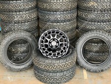 17" Black Swamper Alloy Wheels Volkswagen Crafter 5 Stud + All Terrain Tyres 