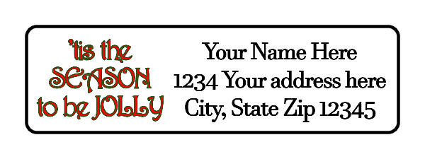 Custom Printed Mailing Labels 400 Personalized Return Address Labels - 1/2" X 1 3/4", Custom Text & Font Address Labels Free Shipping - Foto 3