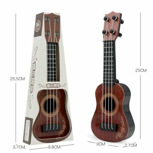 Small 4  Mini Ukulele Classical Guitar Toy Strings GuitarInstruments Musical - Imagen 2 de 14