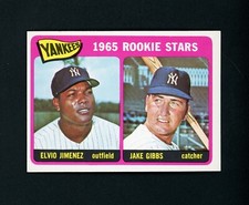 1965 Topps Yankees Rookie Stars - Gibbs, Jimenez #226 NM-MT