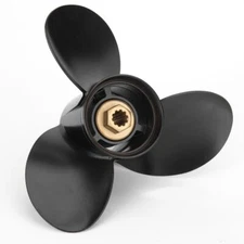 Boat Prop 10 3/8 x 13 Mercury For Mercury 9.9-25 HP 10 Spline No.48-19640A40,RH