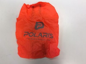 Polaris waterproof backpack rucksack Cover In Orange With Reflective Logo