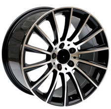 20x9.5 Black Machined Face 5x112 Wheels Fit Mercedes C300 E300 Cla250 Gla250 20x9.5 Black Machined Face 5x112 Wheels Fit Mercedes C300 E300 Cla250 Gla250