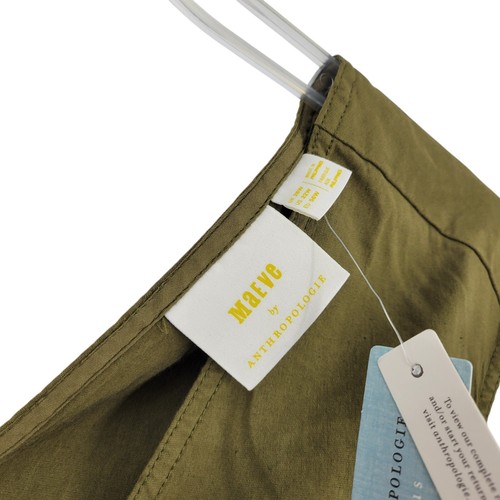 NWT Maeve Anthropologie Green Zip Dress 22W Utility bodycon Streetwear Urban - Picture 5 of 8