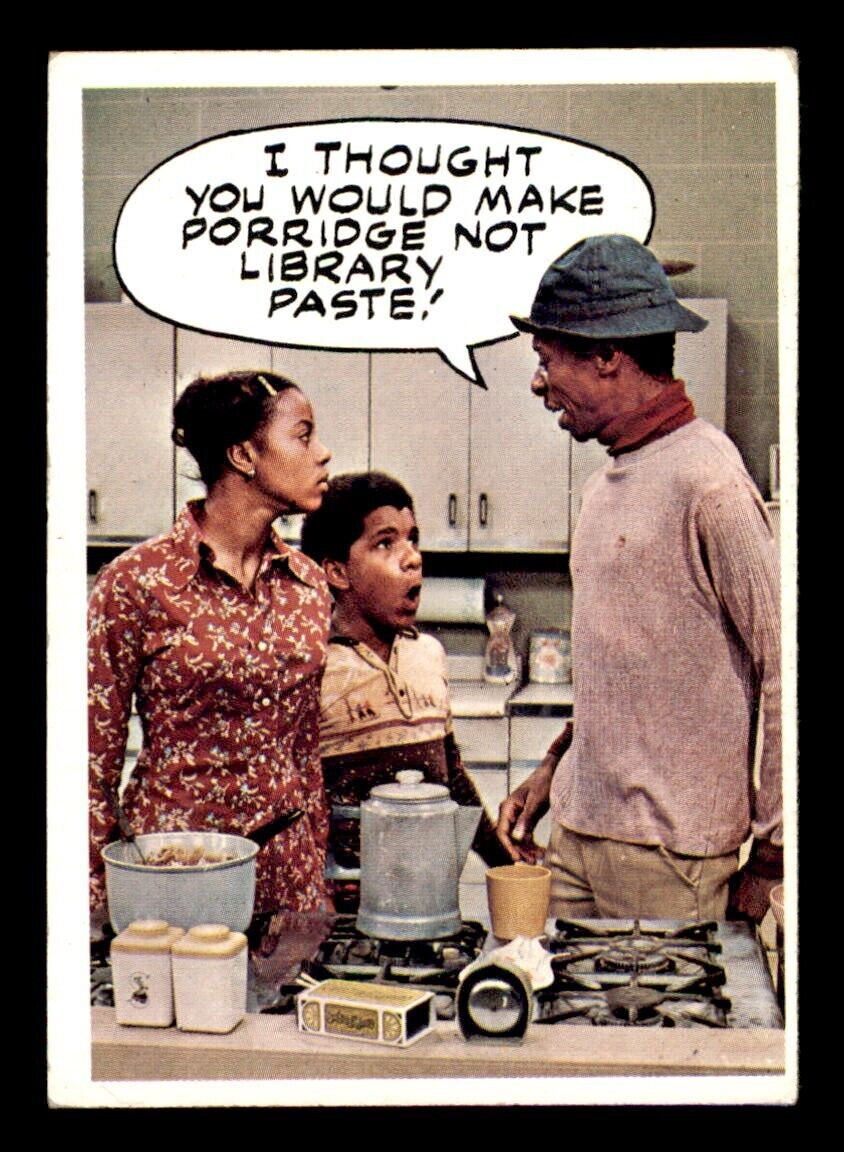 1975 Topps Good Times #6 I Thought You Would Make Porridge 1975 Topps Good Times #6 I Thought You Would Make Porridge
