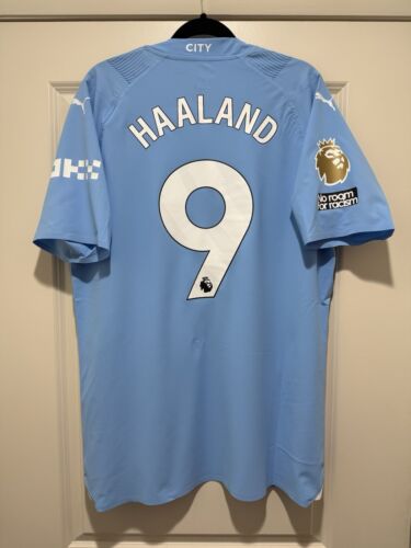 Haaland #9 Men’s 2XL PUMA Manchester City Authentic Home Jersey