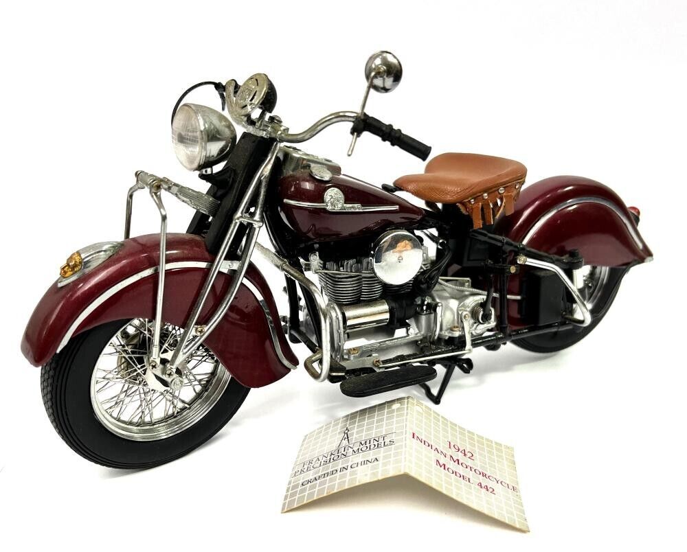 Factory Sealed Franklin Mint 1942 Indian 442 Diecast Factory Sealed Franklin Mint 1942 Indian 442 Diecast