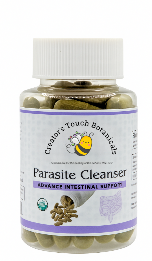 Parasite Cleanser Capsules – 60 Veg Caps | Wormwood, Black Walnut, Clove |