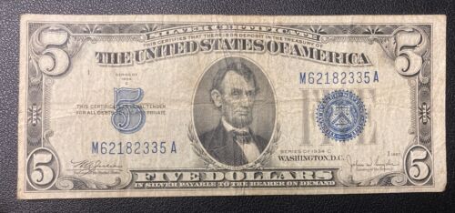 $5 Dollar Bills Collection; 7 Federal Reserve Notes In Total - Picture 2 of 6