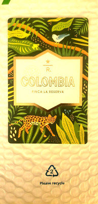 2021 Starbucks Reserve Nice Taster Card - Colombia Finca La Reserva NRMNT/MINT