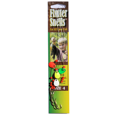 Catchmore Assorted Flutter Snells, Size 4 Hook, THREE Packs #FSA-4 | eBay Catchmore Assorted Flutter Snells, Size 4 Hook, THREE Packs #FSA-4 | eBay