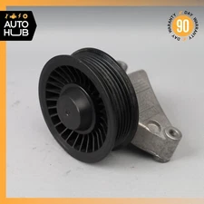 2016 Jaguar X152 F-Type Engine Lower Belt Idler Pulley Bracket w/ Pulley OEM