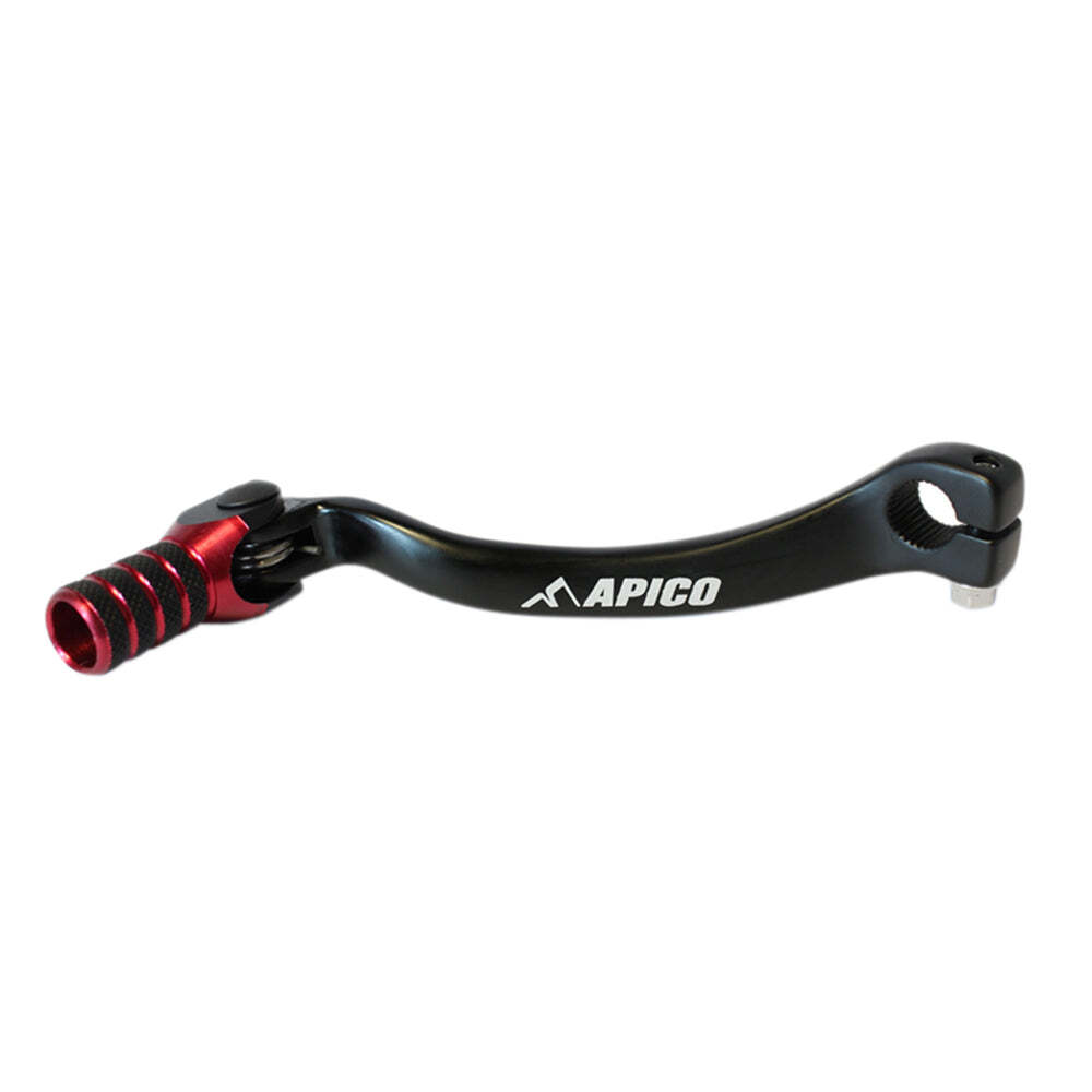 Apico - Gear Lever - Elite - CRF450 02-07 - Black w/Red - Image 2