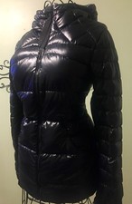 Lululemon Fluffin Awesome Size 12 Shine Black Jacket Down Coat