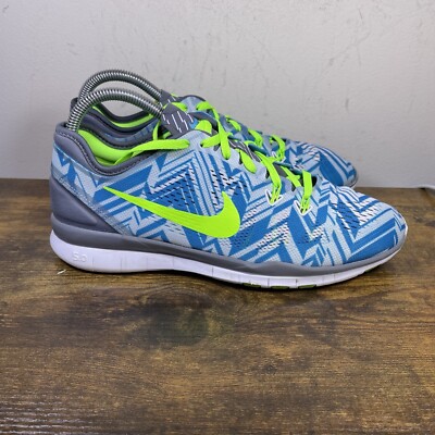 Nike Free Trail Fit 5.0 TR 5 Blue Green Shoes Sneaker Women's Size 8