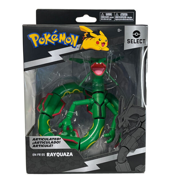 Brinquedo Boneco Pokemon Select Rayquaza Articulado 2673