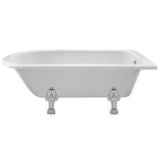 Image of Hudson Reed Winterburn Freestanding Bath 1700mm x 750mm - Pride Leg Set