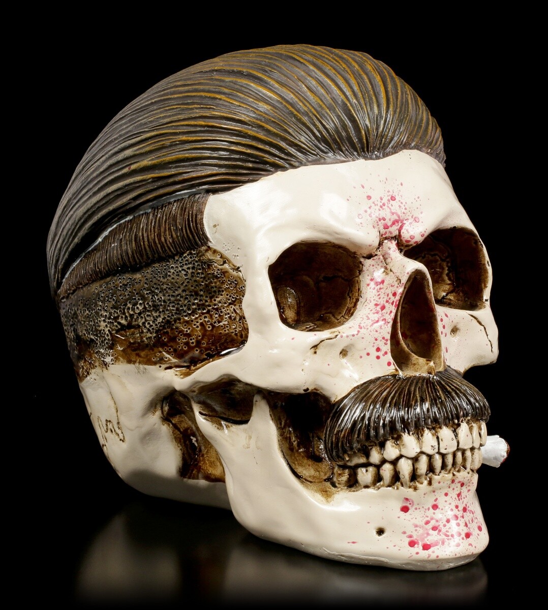 Gothic Skull - Henchman | Fantasy Skull Decoration Sculpture Skull H 14.5 cm