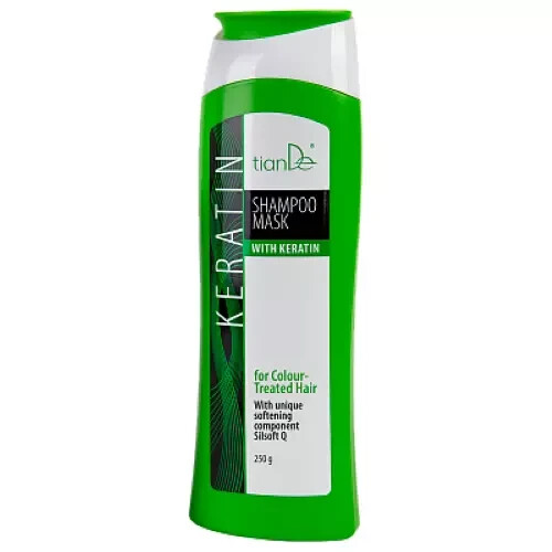 KERATIN Gentle Shampoo Mask, Protects, Laminates Colour-Treated Hair, 250 g.