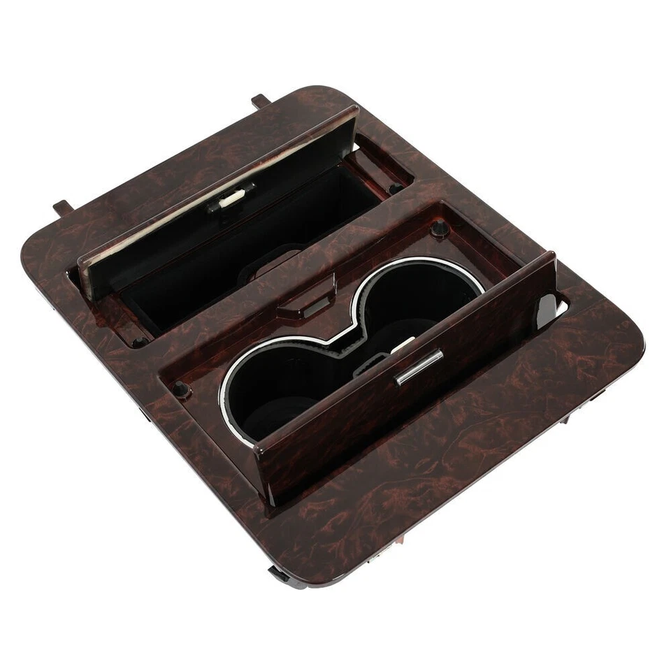 Console porta-copo armazenamento grão de madeira para 07-14 Chevy GMC caminhão e SUV 23164631 - Imagem 3 de 4