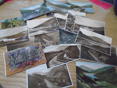 PENTLANDS MIDLOTHIAN VINTAGE POSTCARDS COLLECTION OF twenty AS A LOT ...