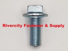 M14-2.0x35 Flange Bolts 14mm x 35mm Steel Screws M14x2.0 x 35 Screw Bolt Zinc