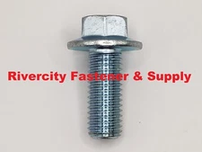 M14-2.0x35 Flange Bolts 14mm x 35mm Steel Screws M14x2.0 x 35 Screw Bolt Zinc