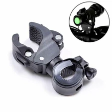 1-Pack 90° Rotation Bicycle Mount Holder Bracket for Flashlight Torch Clip Clamp