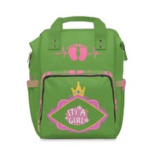 It's A Girl Multifunctional Diaper Backpack IAG2