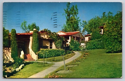 El Encanto Hotel Santa Barbara California CA Chrome 1950 Postcard